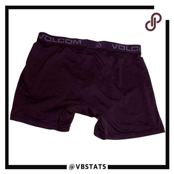 Volcom Men’s Polyester Spandex Flexible Fit Performance Boxer Brief Black Large - Picture 2 of 4